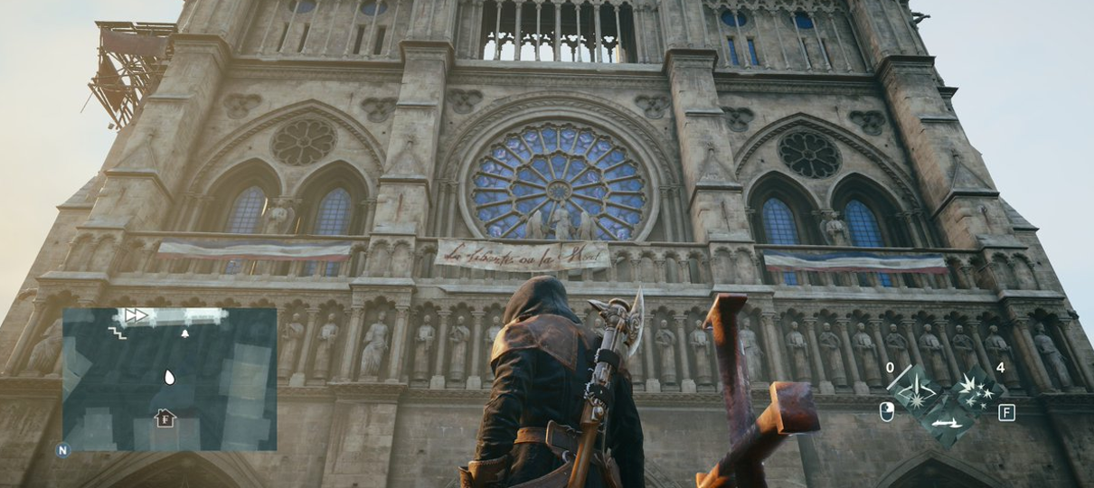 Assassin's Creed Unity pode ajudar na reconstrução da Catedral de Notre Dame