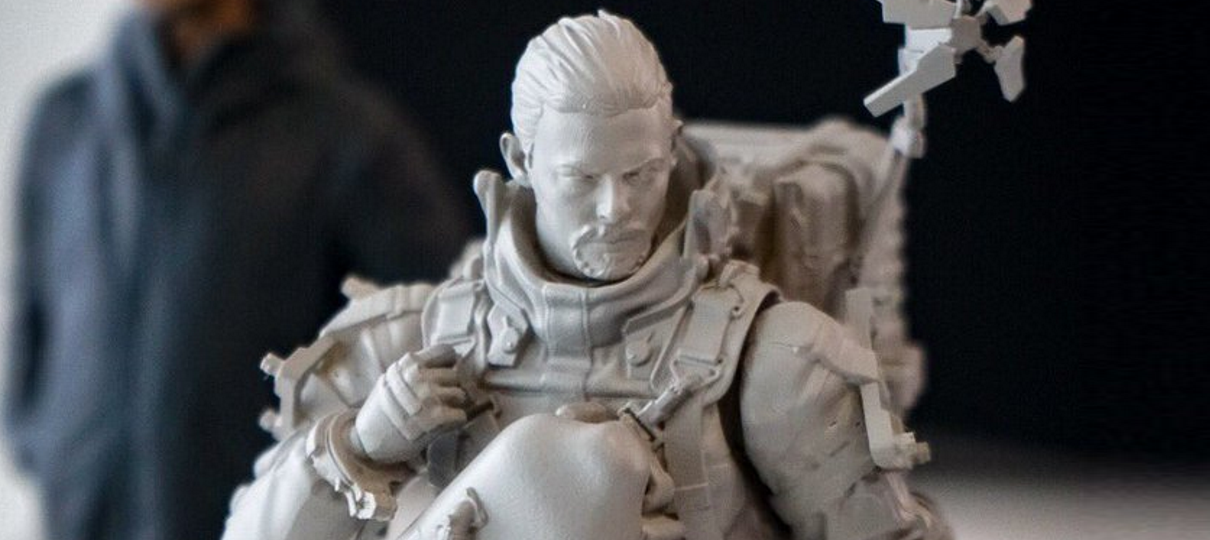 Death Stranding | Kojima publica imagens de protótipo de figure do protagonista