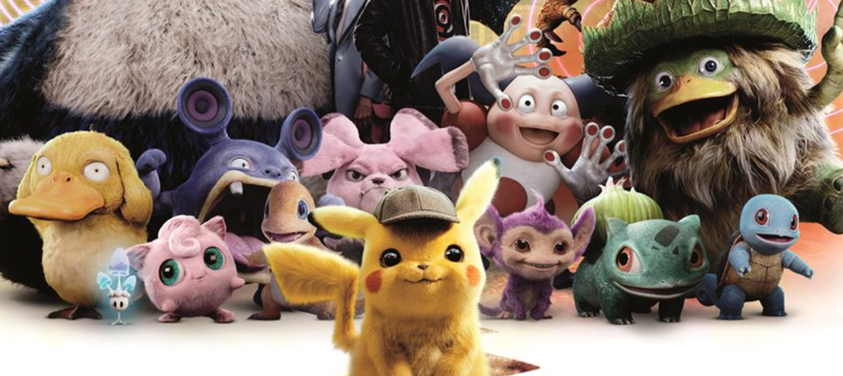 Detetive Pikachu | Pokémon se enfileiram em novo cartaz do filme