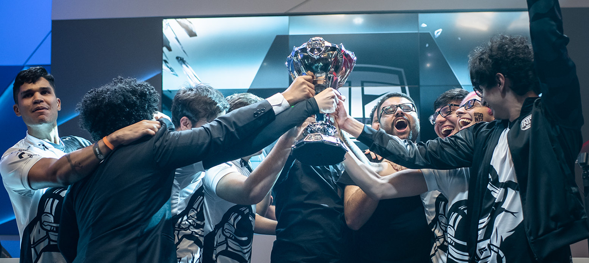 O Flamengo é campeão do CBLoL 2019