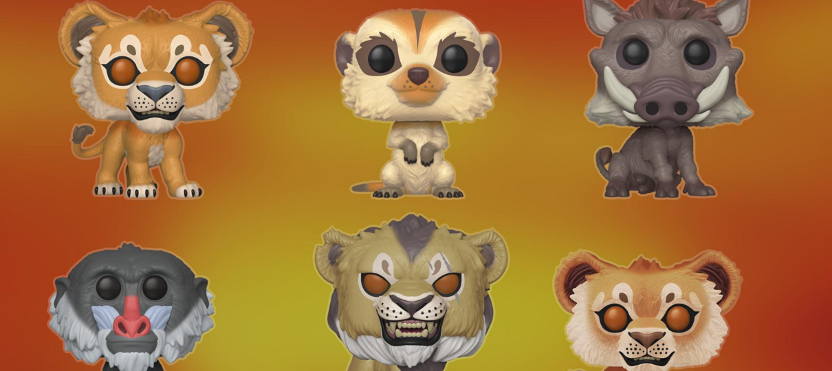 Funko anuncia miniaturas do live-action de O Rei Leão (e elas são assustadoras)