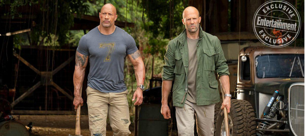Hobbs & Shaw | The Rock e Jason Statham se preparam para a batalha em nova foto