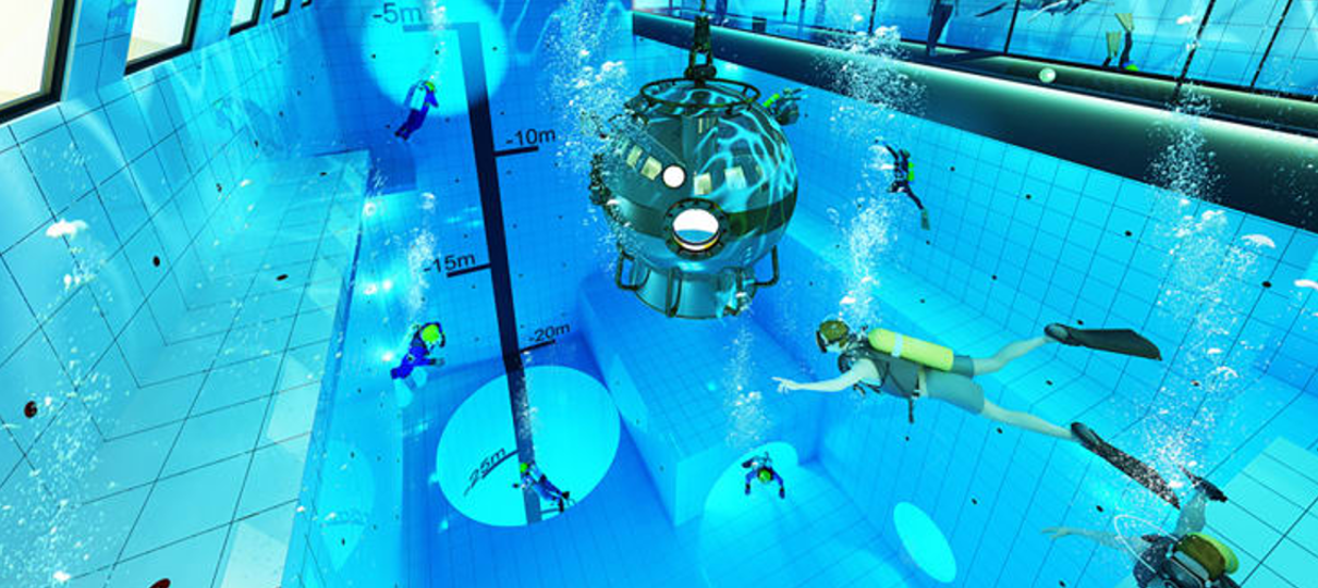 Piscina mais funda do mundo será inaugurada na Polônia e terá até submarino