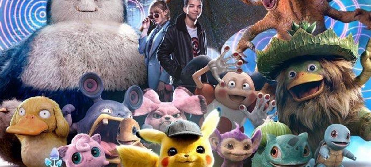 Detetive Pikachu ganha cartaz repleto de Pokémon