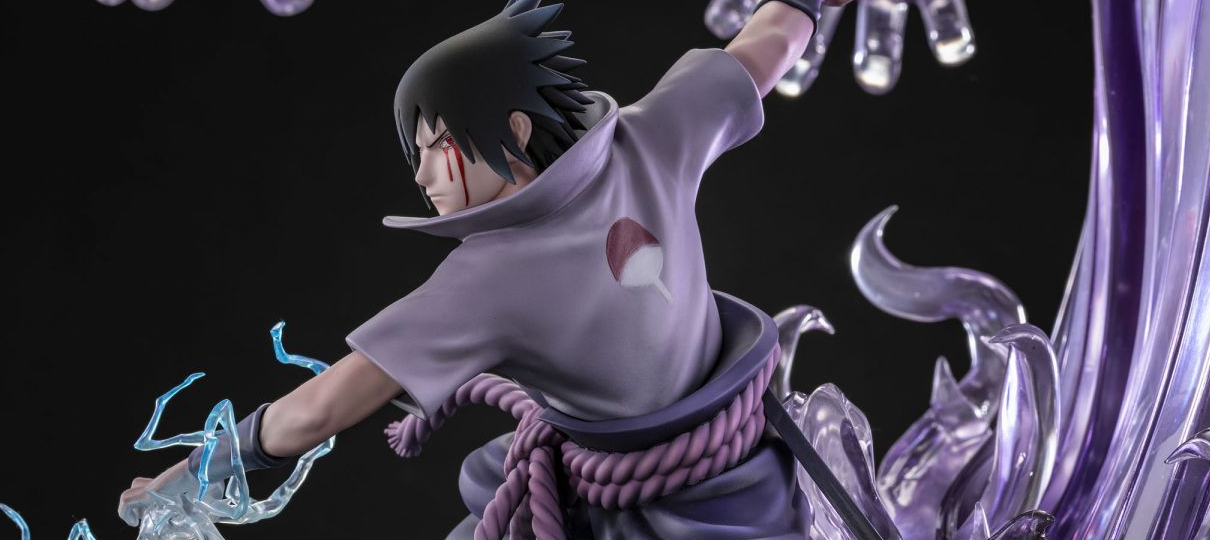 Naruto | Sasuke Uchiha invoca o Susano'o nesse figure incrível