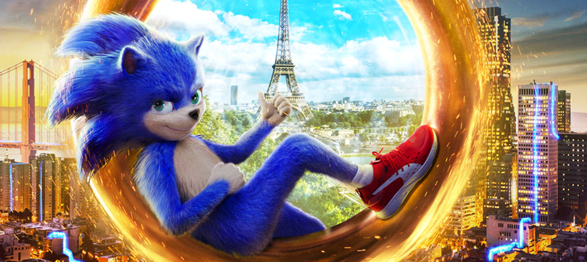 Sonic: O Filme  Ouriço abre um portal para Paris em cartaz brasileiro -  NerdBunker