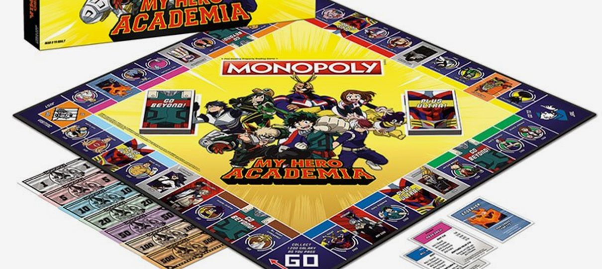 Vá além com esse Monopoly de My Hero Academia