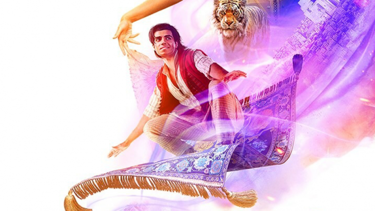Aladdin voa no seu tapete em novo cartaz do longa