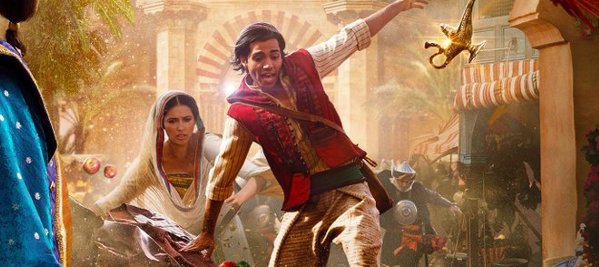 Aladdin ganha novo pôster com Gênio e Jasmine