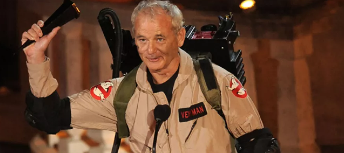 Bill Murray participaria de um novo Caça-Fantasmas: "pagou a faculdade do meu filho"