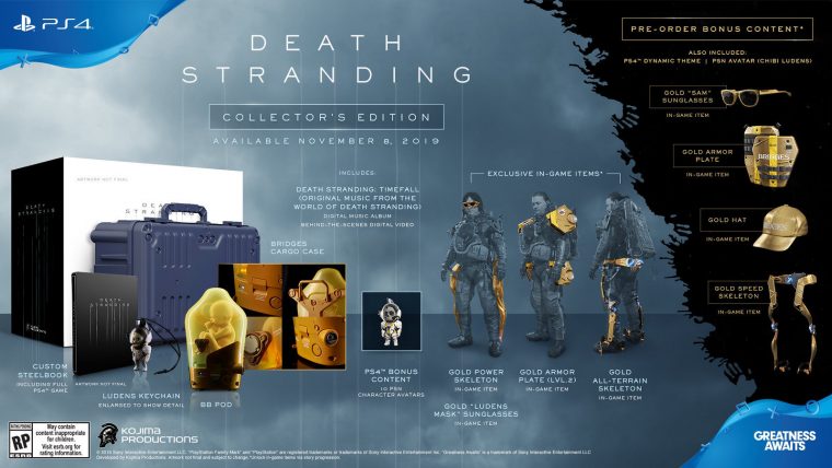 death stranding colecionador