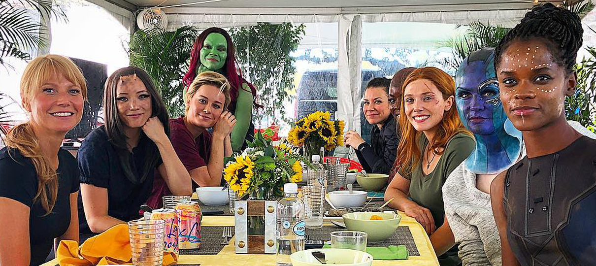 Robert Downey Jr. publica foto com as mulheres do Universo Marvel