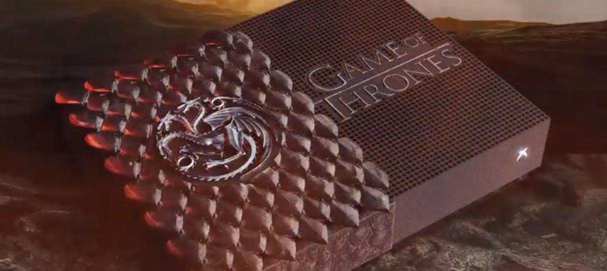 Microsoft está sorteando dois Xbox One S temáticos de Game of Thrones
