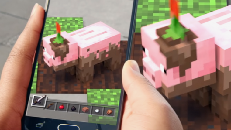 Microsoft revela teaser de Minecraft em realidade aumentada