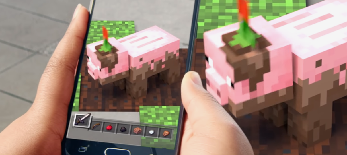 Microsoft revela teaser de Minecraft em realidade aumentada