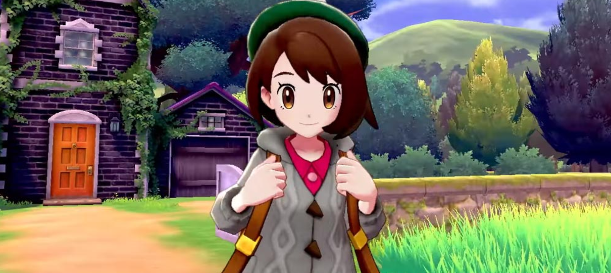 Personagem principal  Pokémon Sword e Pokémon Shield