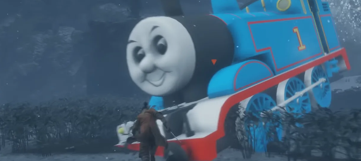 Sekiro: Shadows Die Twice | Mod substitui a serpente gigante por Thomas, o Trem
