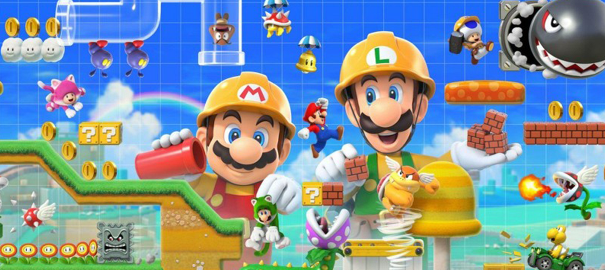 Super Mario Maker 2 terá multiplayer online e modo história