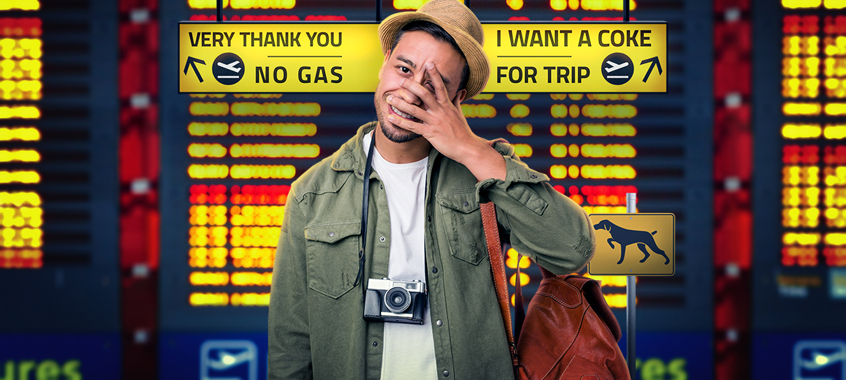 Perrengues de inglês em viagens