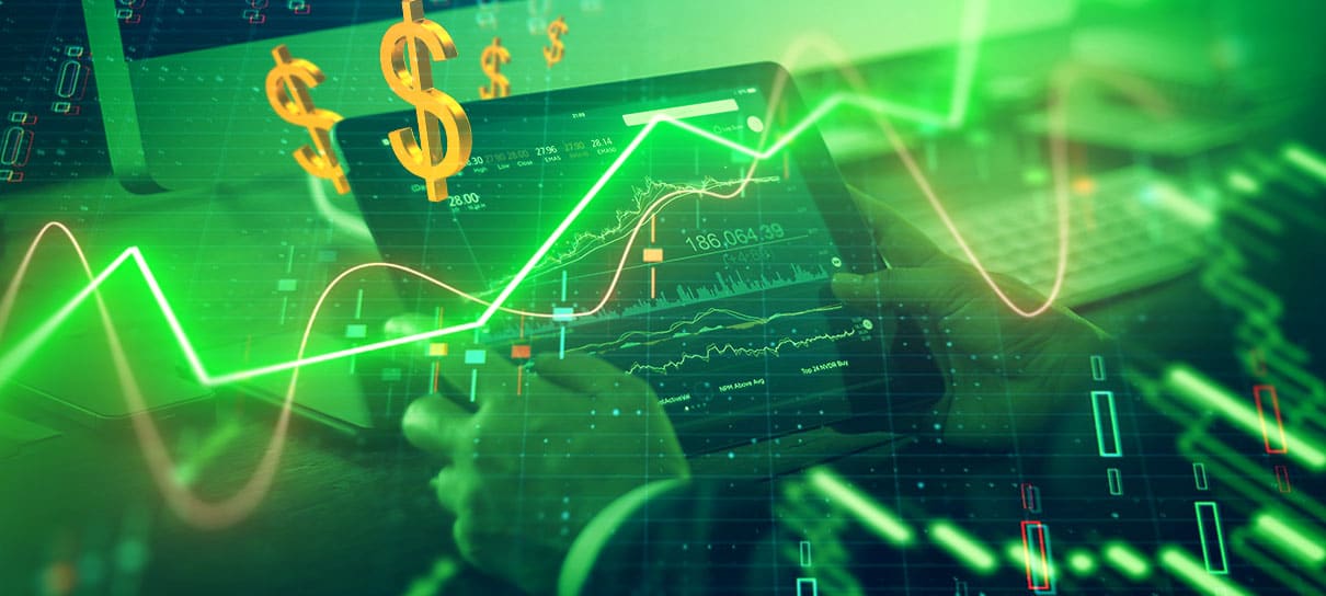 Day trade em gráficos