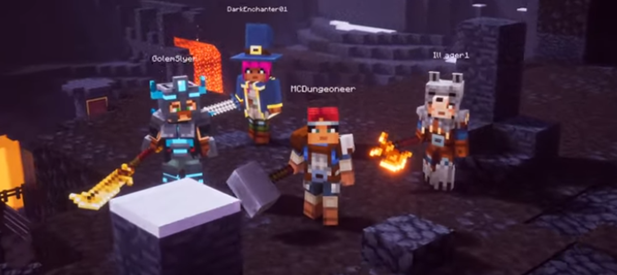Minecraft Dungeons ganha data de lançamento