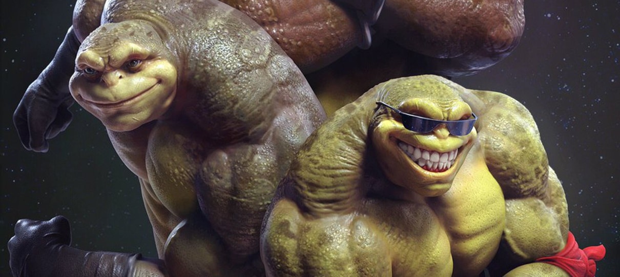 Rafael Grassetti cria arte com versão realista dos Battletoads