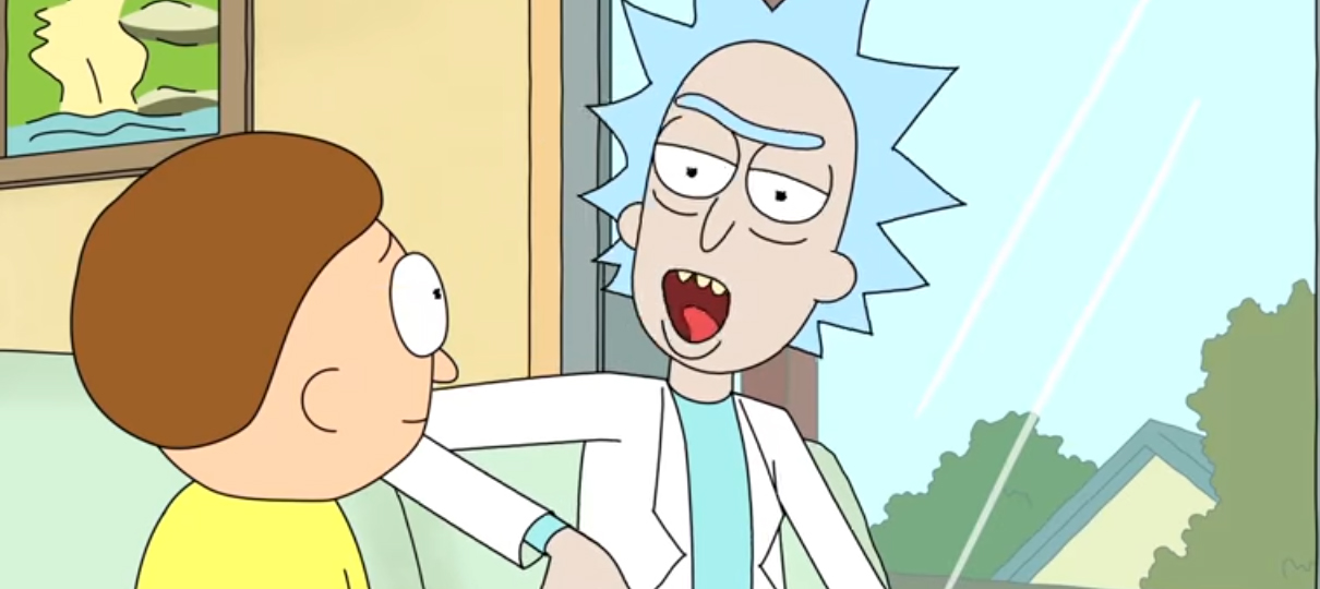 Rick e Morty testam o jogo de seu criador em vídeo completamente surtado