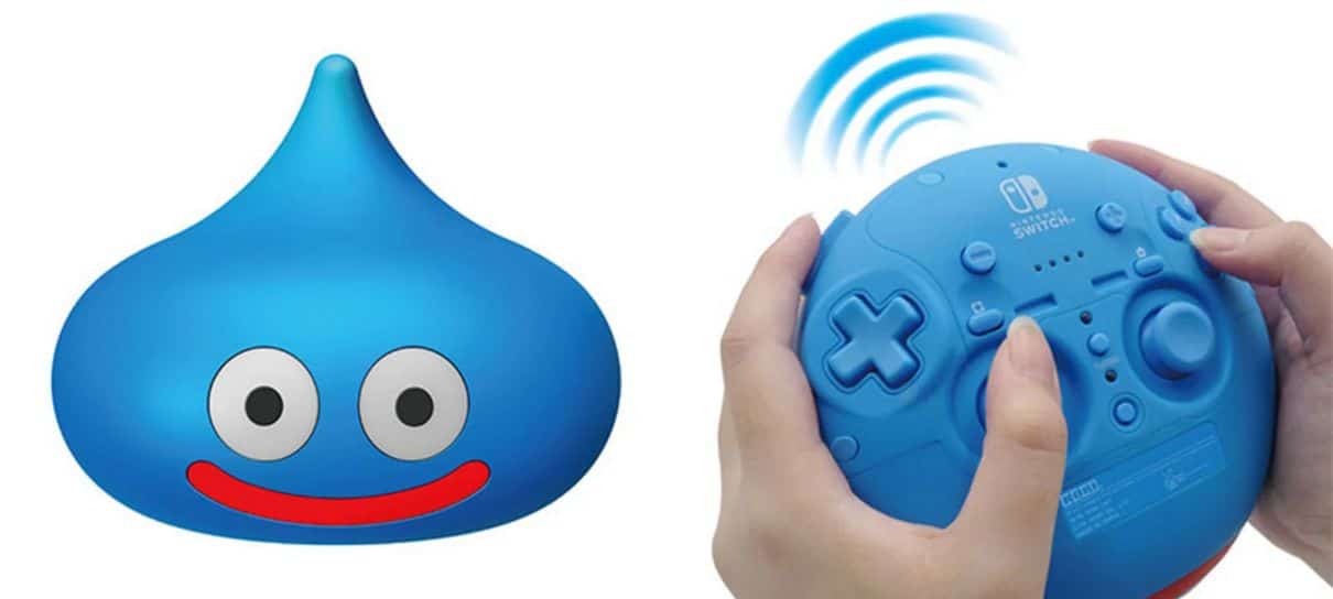 Esse Slime é um controle de Nintendo Switch
