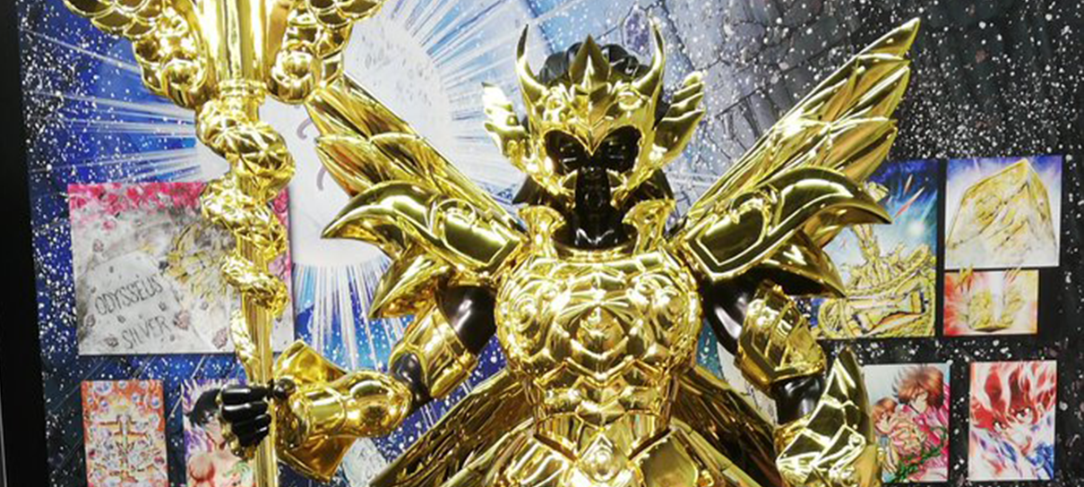 Cavaleiros do Zodíaco | Armadura de Serpentário em tamanho real é revelada no Japão