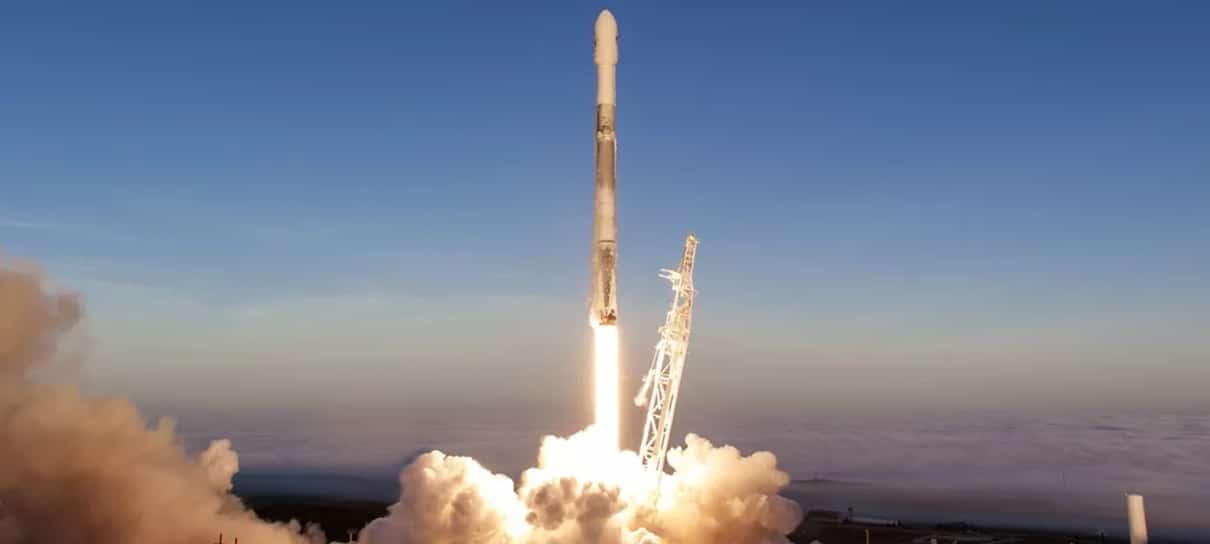 Confira o momento do lançamento de foguete da SpaceX