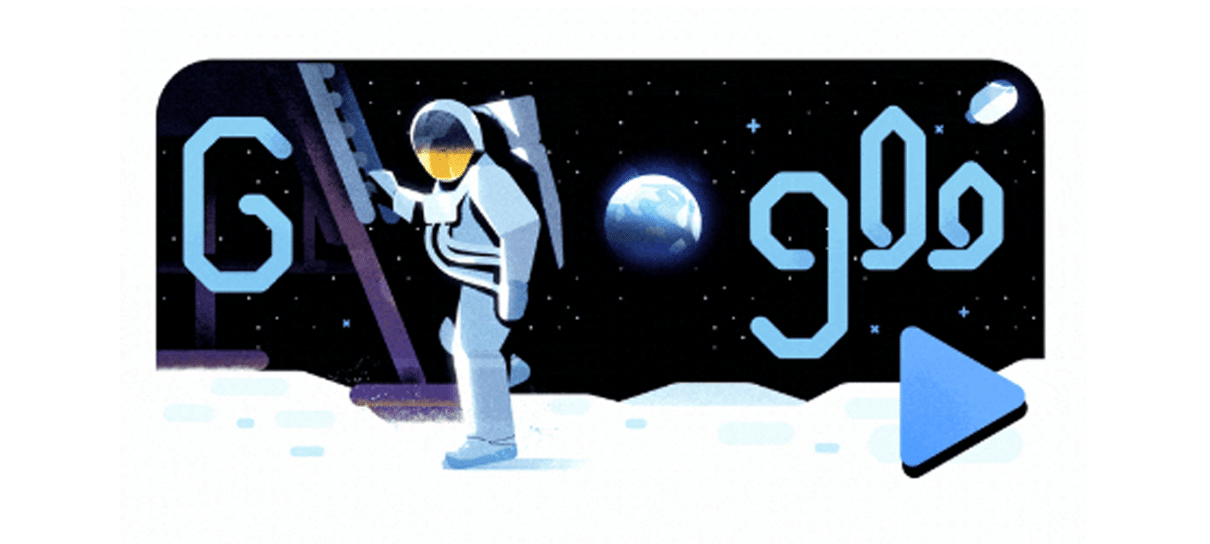 Google Doodle homenageia os 50 anos da missão Apollo 11