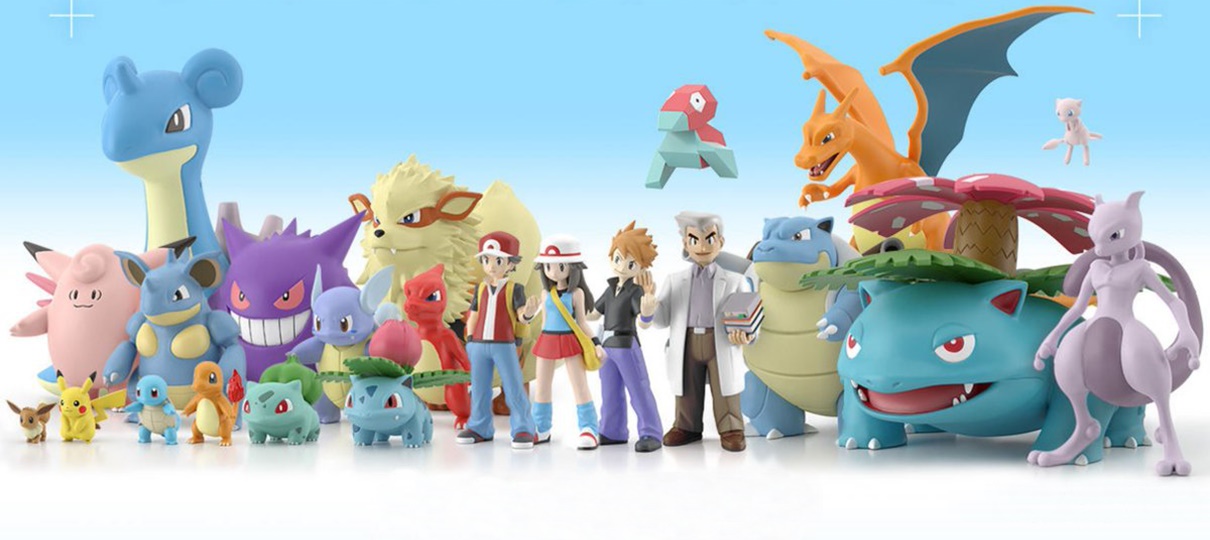 Nova linha de miniaturas de Pokémon em escala proporcional é anunciada