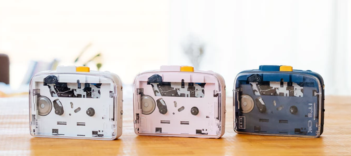 Tudo o que você não esperava ver hoje era este tocador de fita cassete Bluetooth