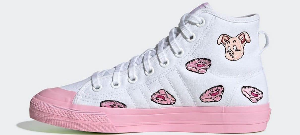 Dragon Ball | Tênis do Oolong tem uma estampa... peculiar