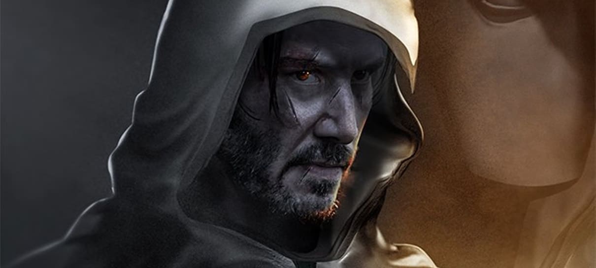 BossLogic imagina Keanu Reeves como o Cavaleiro da Lua em arte