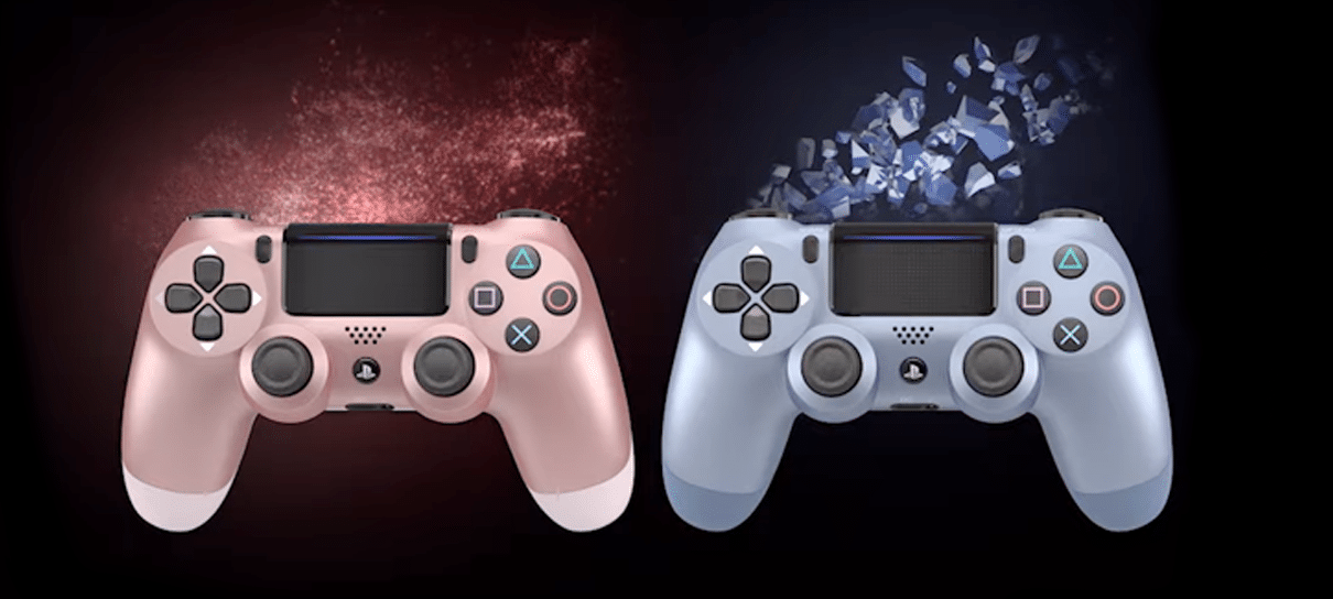 Sony anuncia quatro novas cores para DualShock 4