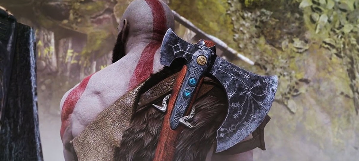 Fãs de God of War criam réplica do Machado Levitã em tamanho real