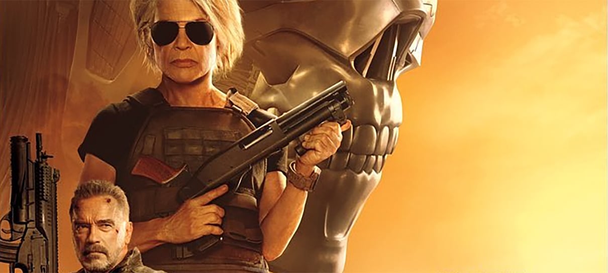 Sarah Connor e T-800 figuram novo pôster de O Exterminador do Futuro: Destino Sombrio