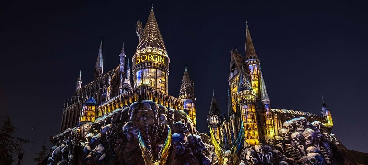 Castelo de Hogwarts, na Universal Orlando, ganha novo show de luzes