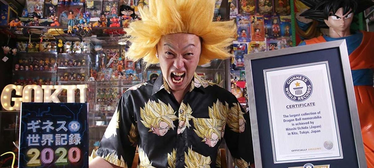 Homem deixa emprego para quebrar recorde de maior coleção de Dragon Ball do mundo