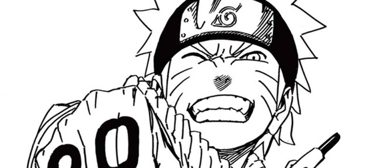Masashi Kishimoto cria nova arte de Naruto para comemorar os 20 anos da franquia
