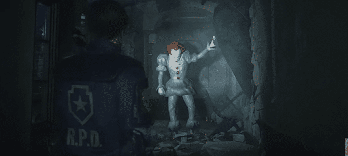 Mod de Resident Evil 2 transforma Mr. X em Pennywise, de It: A Coisa