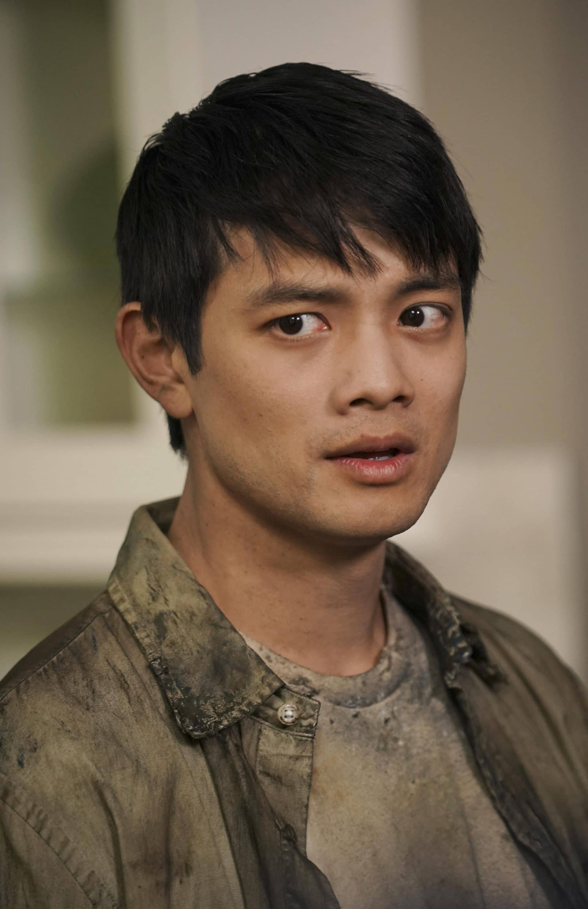 Supernatural -- "Raising Hell" -- Image Number: SN1503A_0134b.jpg -- Pictured: Osric Chau as Kevin Tran -- Photo: Colin Bentley/The CW -- © 2019 The CW Network, LLC. All Rights Reserved.