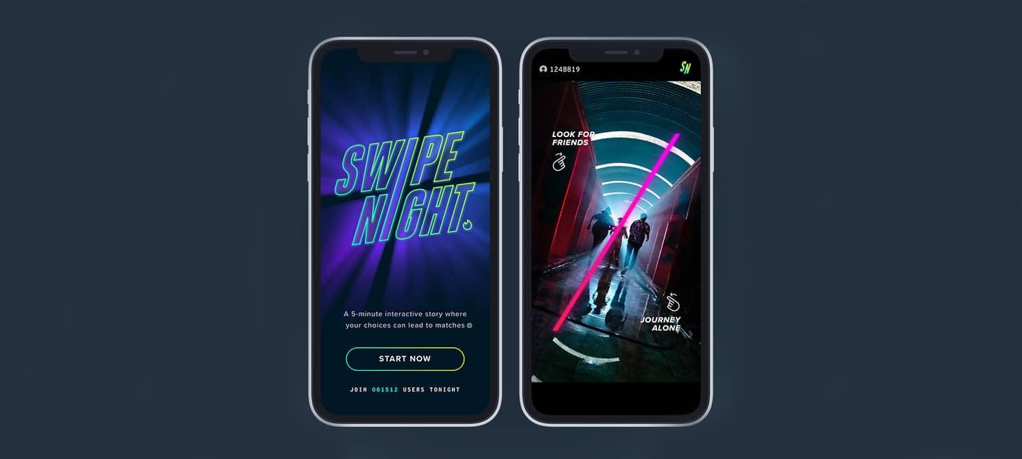 Tinder anuncia a série interativa Swipe Night