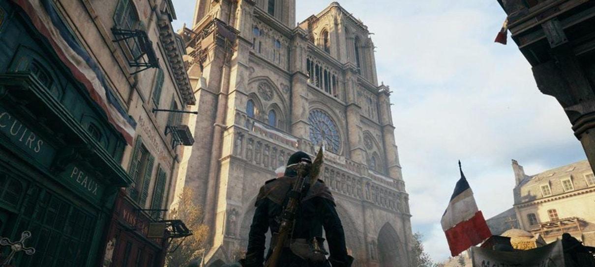 Ubisoft promove tour em realidade virtual pela Catedral Notre-Dame em Paris