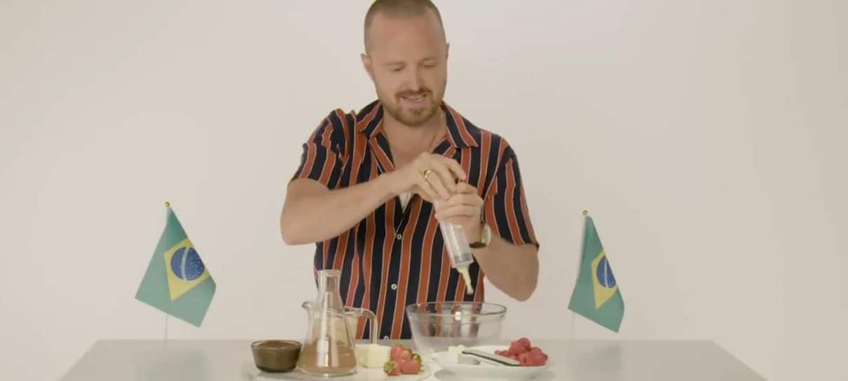 Breaking Bad | Aaron Paul falha em fazer brigadeiro em vídeo da Netflix