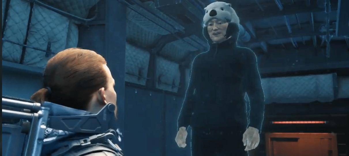 Death Stranding | Conan O'Brien dá roupa de lontra para Sam em participação especial