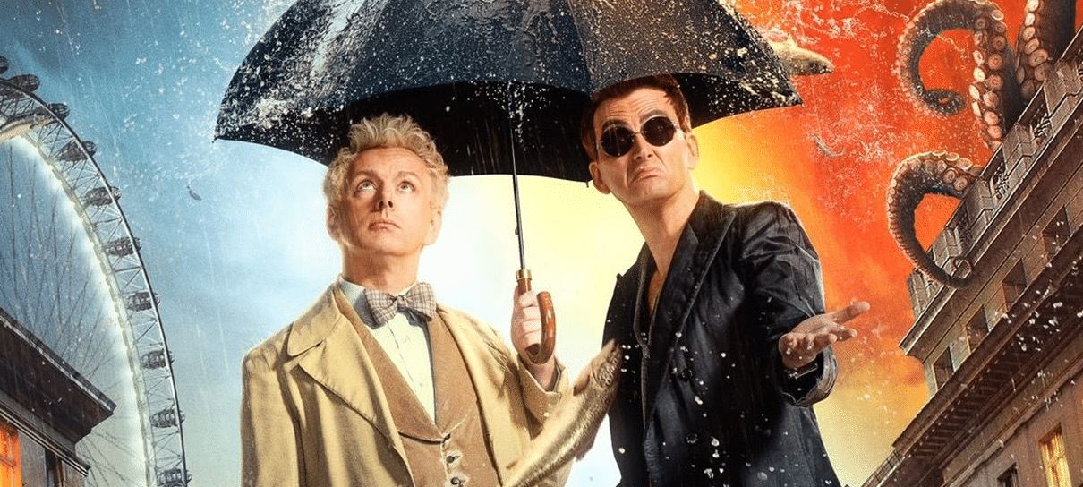 Neil Gaiman achou a petição para cancelar Good Omens na Netflix "a melhor coisa do mundo"