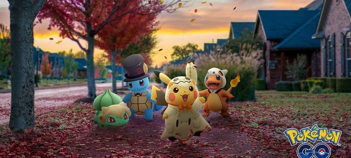 Pokémon Go | Evento de Halloween terá monstrinhos fantasiados