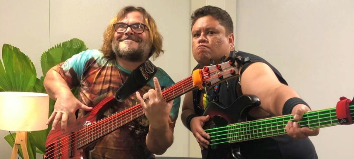 Jack Black publica vídeo de encontro com Júnior Bass Groovador